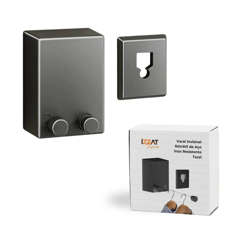 Varal Invisível Retrátil de Aço inox - Tazzi 🔥 QUEIMA DE ESTOQUE VERÃO - One ProMix 